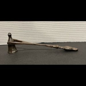 Vintage Heavy Swivel Candle Snuffer with Pineapple Design Handle ~ 8" long.
